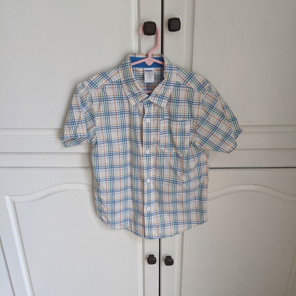 Boys Short Sleeve Dress Shirt